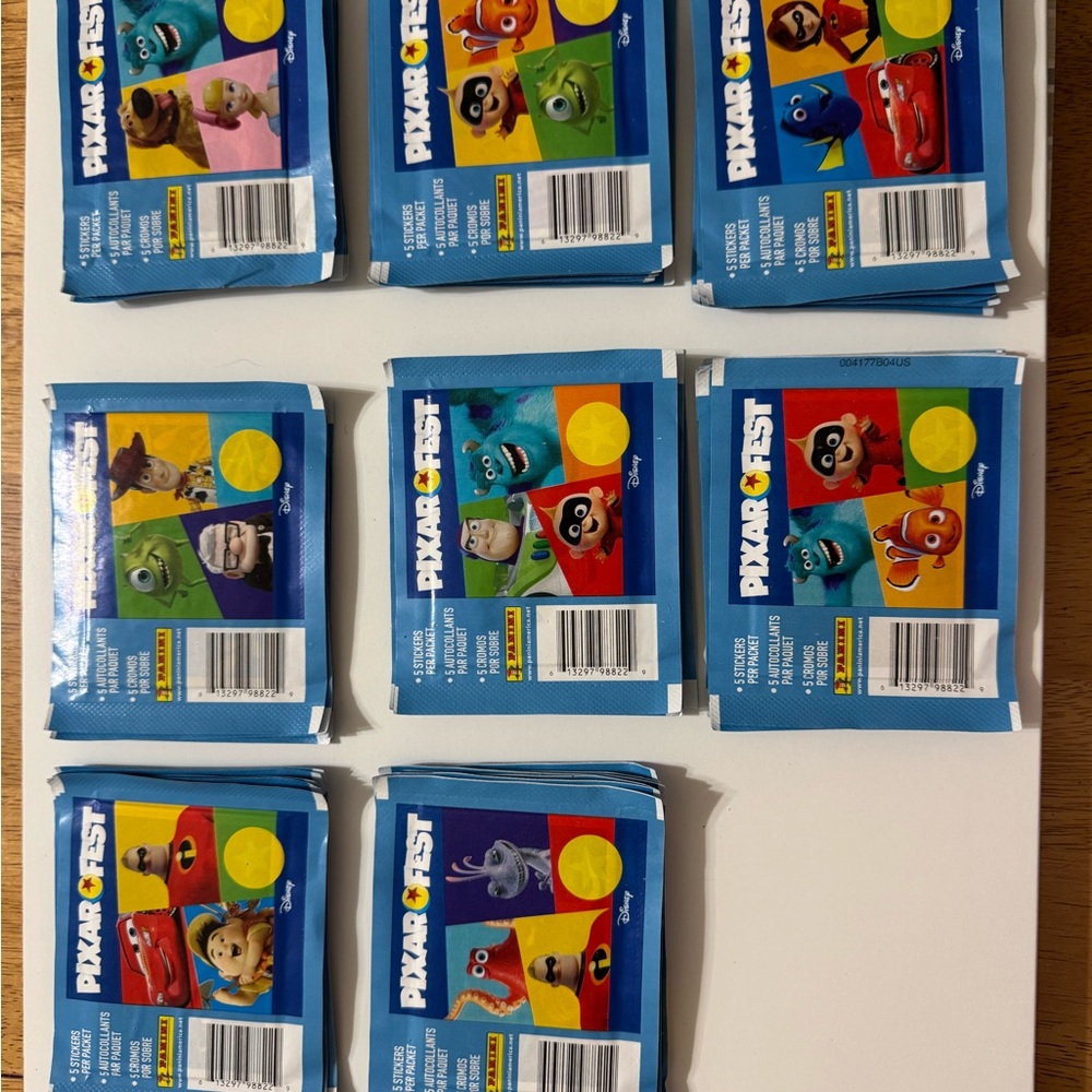 Pixar Fest Sticker Pack with Characters